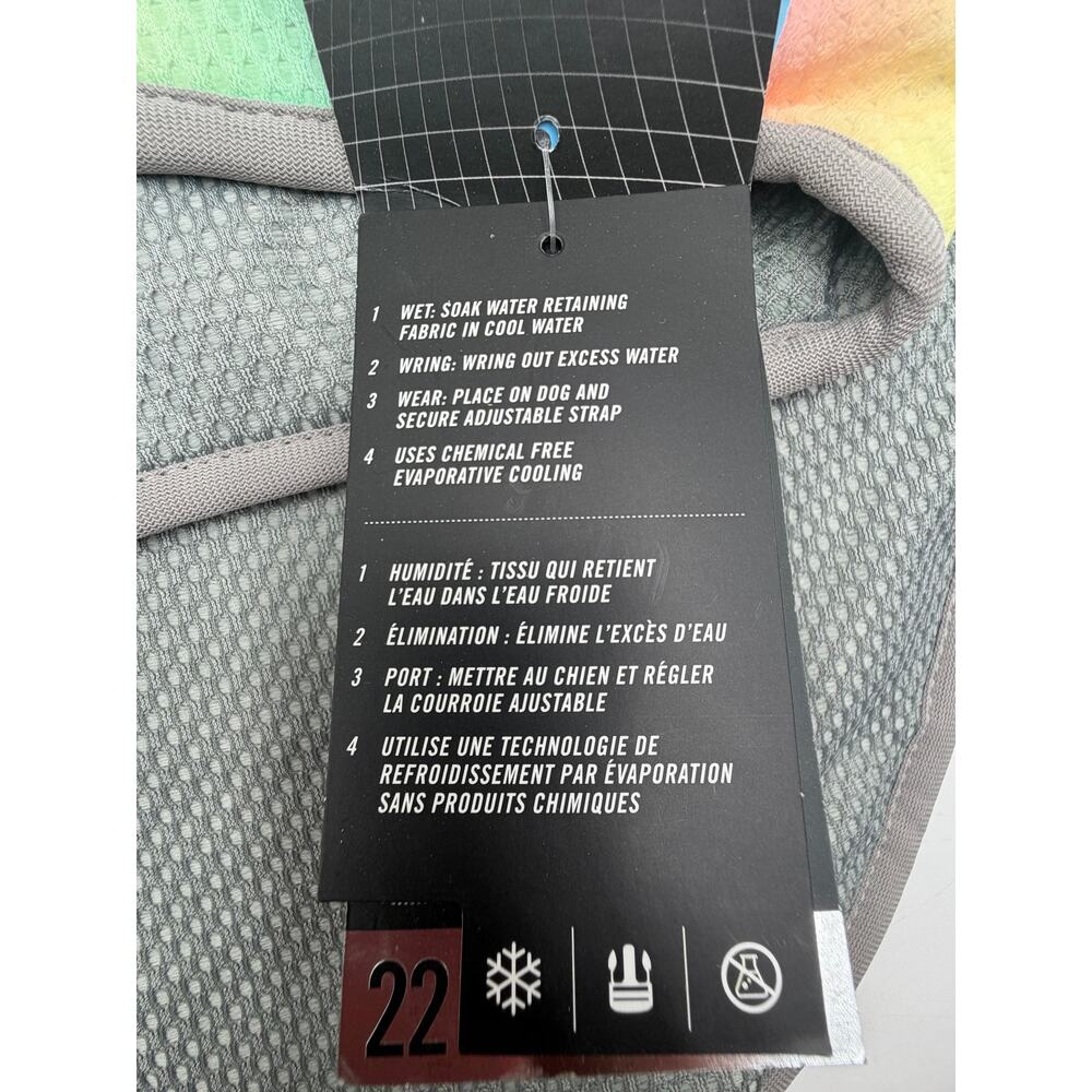 NWT Canada Pooch Rainbow Dog Cooling Vest 22” - Picture 6 of 6